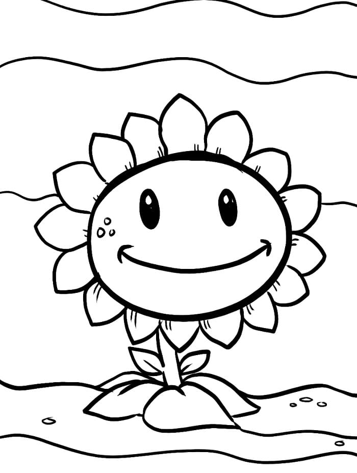 Pflanzen gegen Zombies Kostenlos ausmalbilder