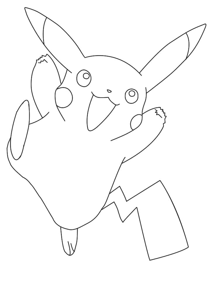 Pikachu (3) ausmalbilder
