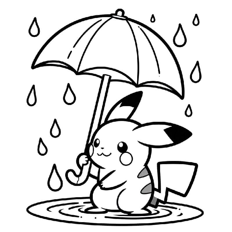 Pikachu Für 1-Jährige Kinder ausmalbilder