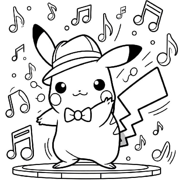 Pikachu Für 3-Jährige Kinder ausmalbilder