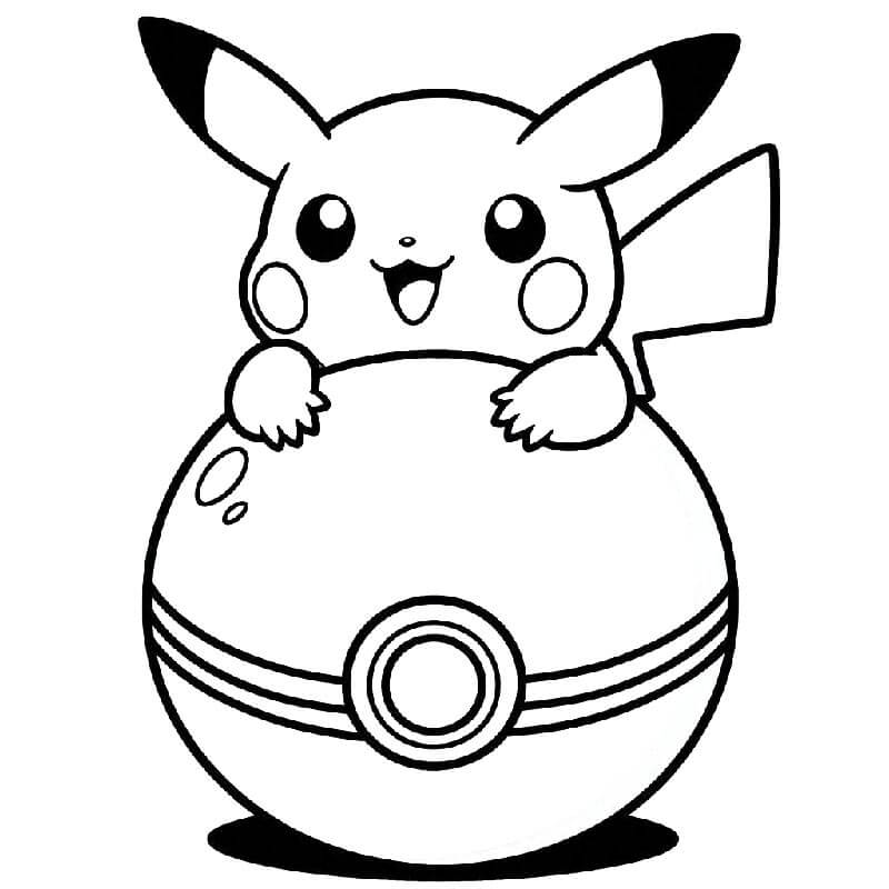 Pikachu Für 6-Jährige Kinder ausmalbilder