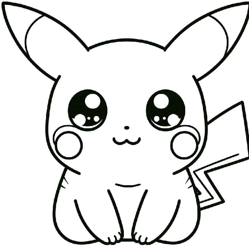 Pikachu Zum Drucken Gratis ausmalbilder