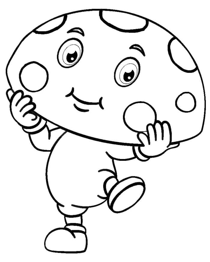 Pilz druckfertig ausmalbilder