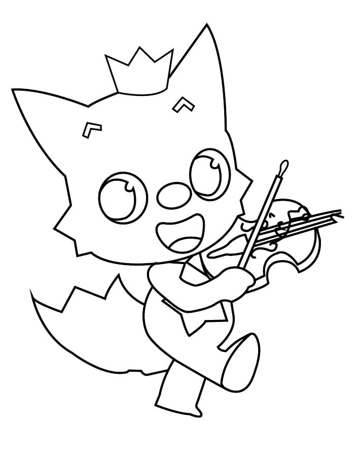 Pinkfong zum Drucken ausmalbilder