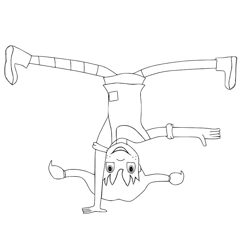 Pippi Langstrumpf für 2-jährige Kinder ausmalbilder