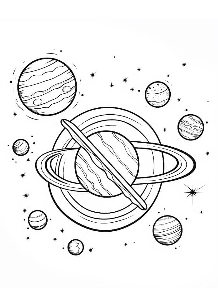 Planet ausdrucken ausmalbilder