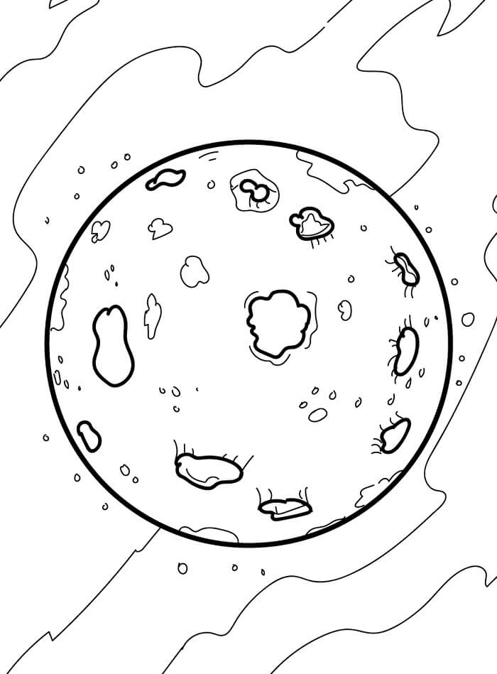 Planet für 2-jährige Kinder ausmalbilder