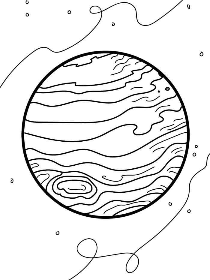 Planet für 4-jährige Kinder ausmalbilder