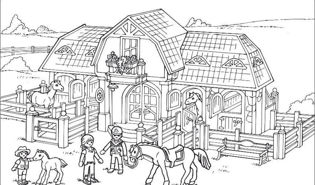 Playmobil Für Kinder ausmalbilder