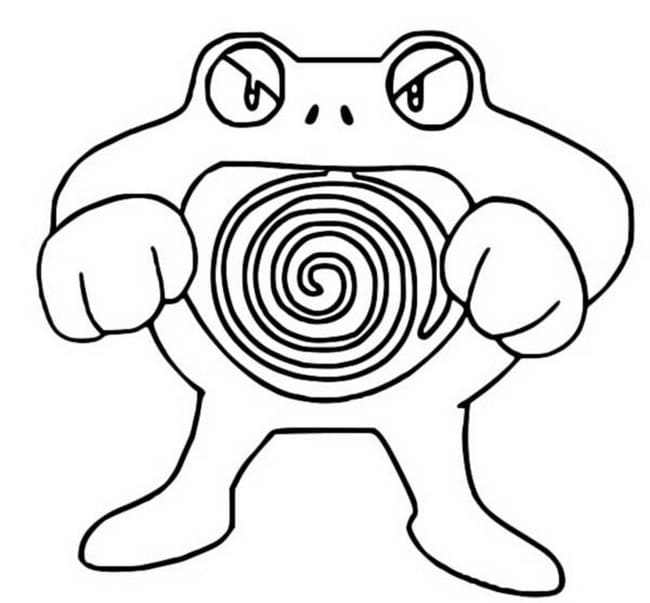 Poliwrath Pokemon ausmalbilder