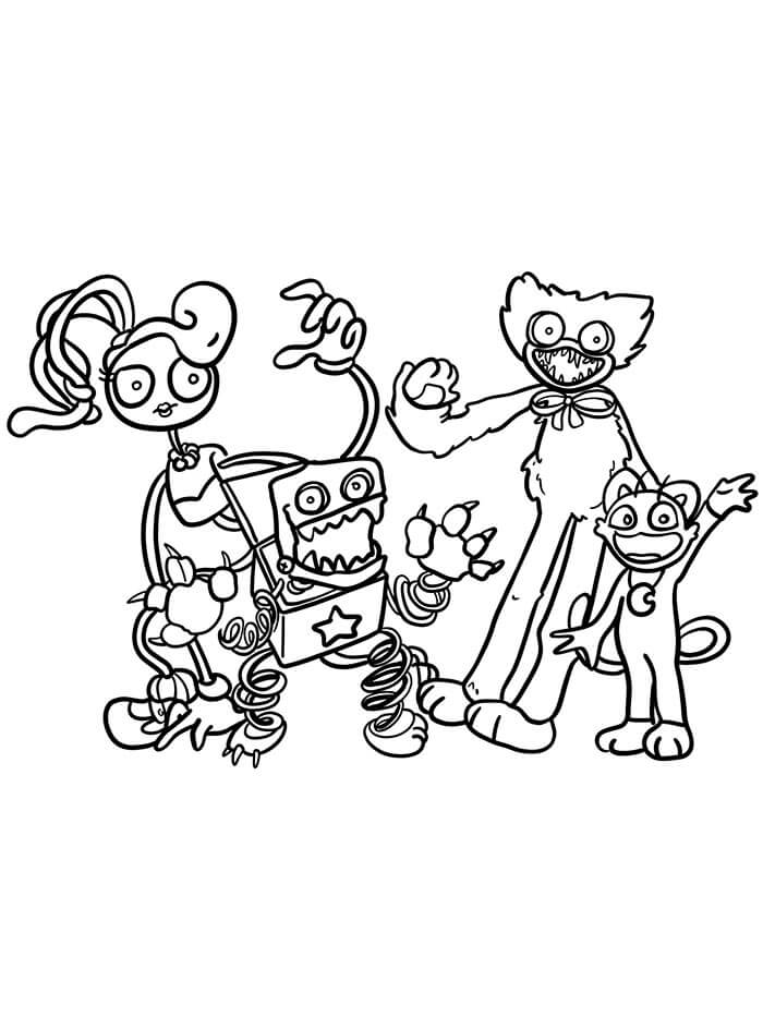 Poppy Playtime ausmalbilder