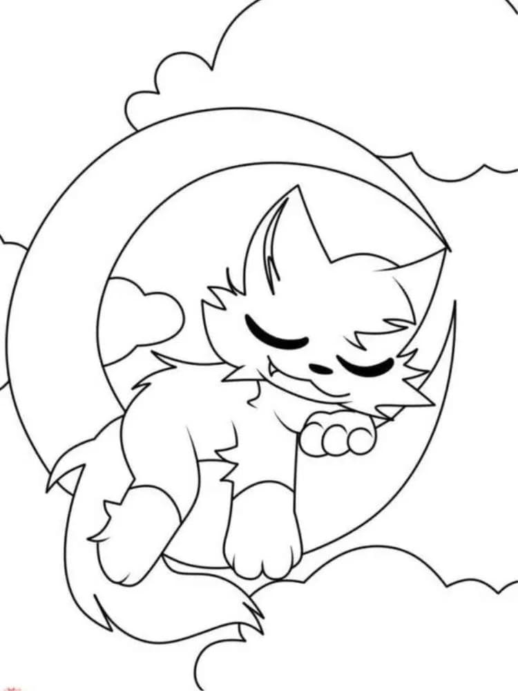 Poppy Playtime Catnap ausmalbilder