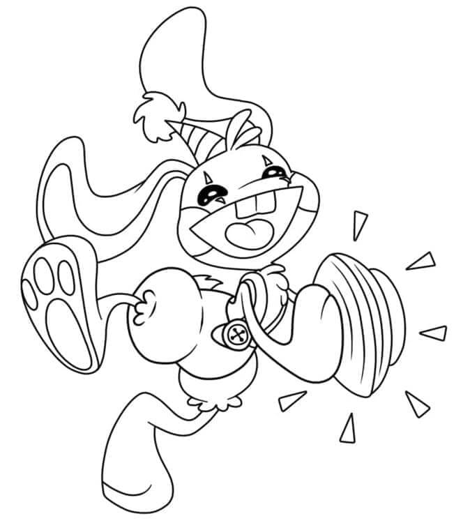 Poppy Playtime Für Kinder Gratis ausmalbilder