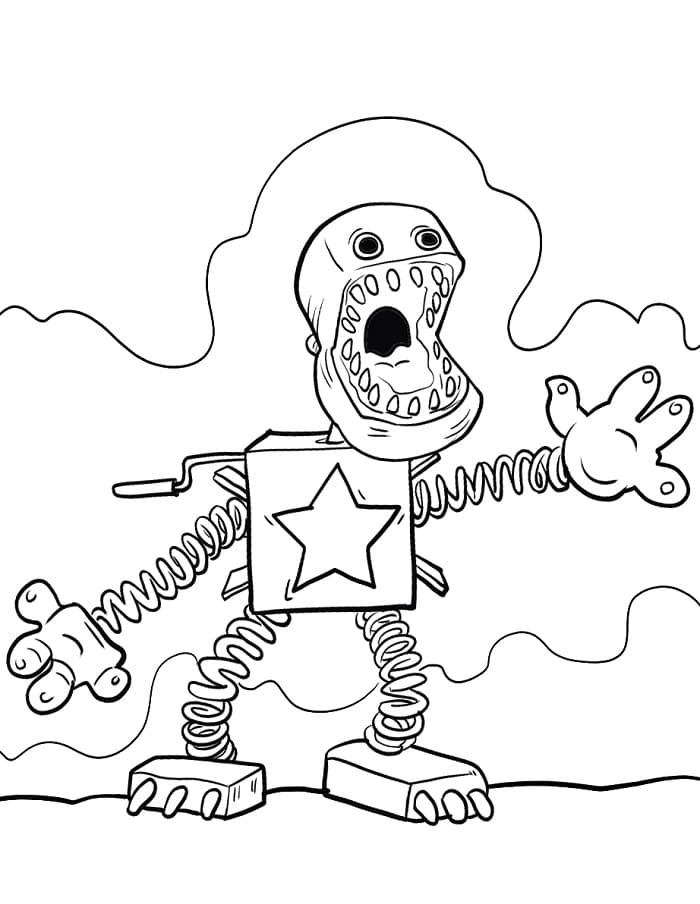 Poppy Playtime Spiel ausmalbilder