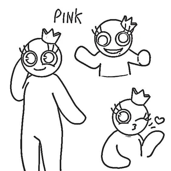 Rainbow Friends 1 ausmalbilder