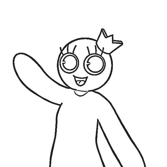 Rainbow Friends Bild ausmalbilder