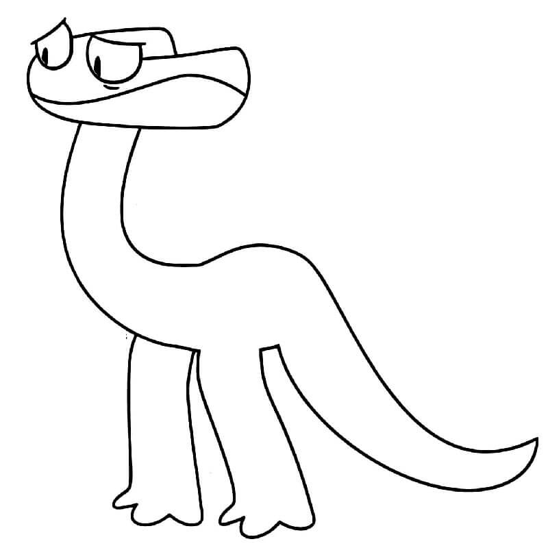 Rainbow Friends Druckbar Für Kinder ausmalbilder