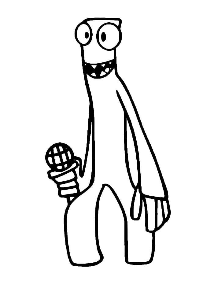 Rainbow Friends Druckbar ausmalbilder