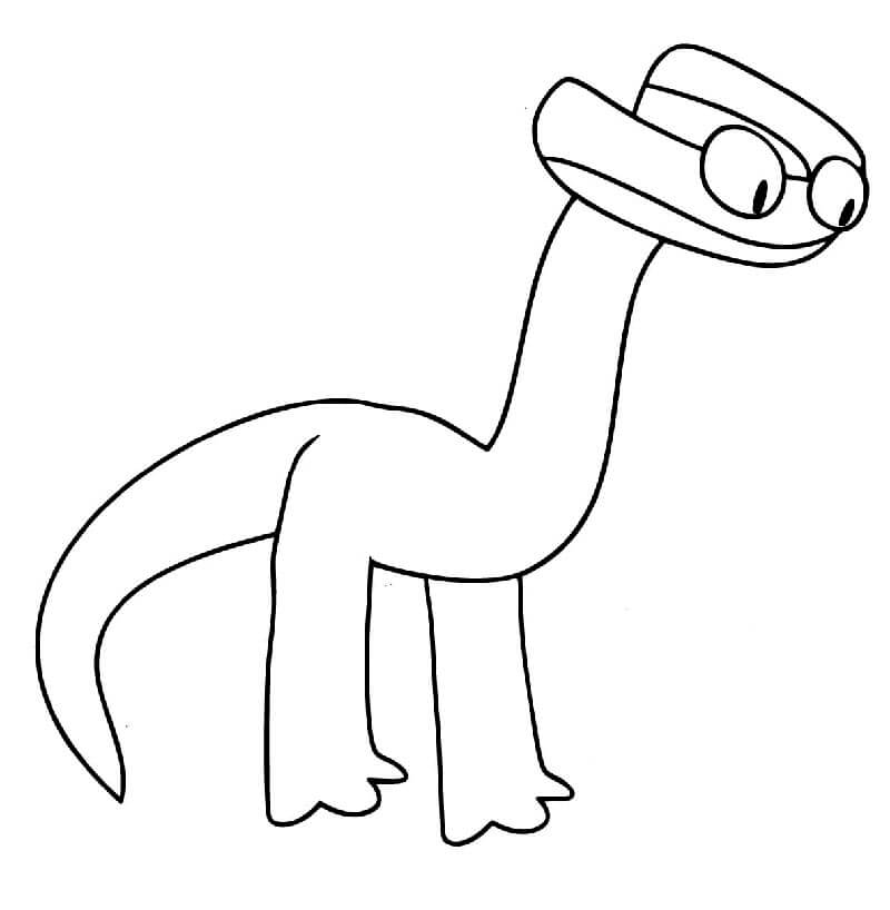 Rainbow Friends Für 1-Jährige Kinder ausmalbilder