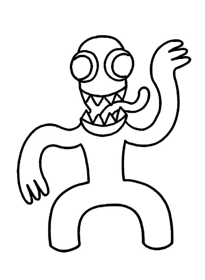 Rainbow Friends Für 3-Jährige Kinder ausmalbilder