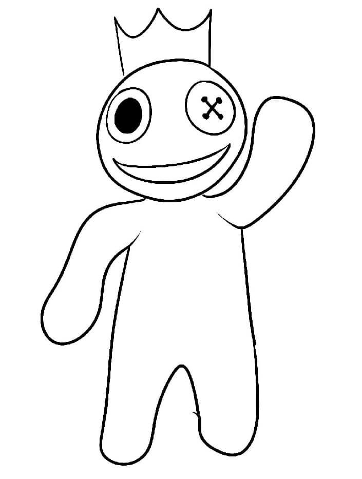 Rainbow Friends Für 5-Jährige Kinder ausmalbilder