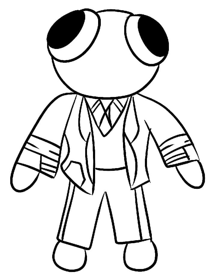 Rainbow Friends Kostenlos ausmalbilder