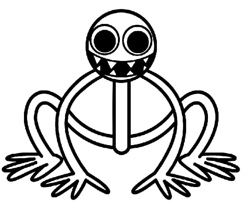 Rainbow Friends Spiel Spielen ausmalbilder