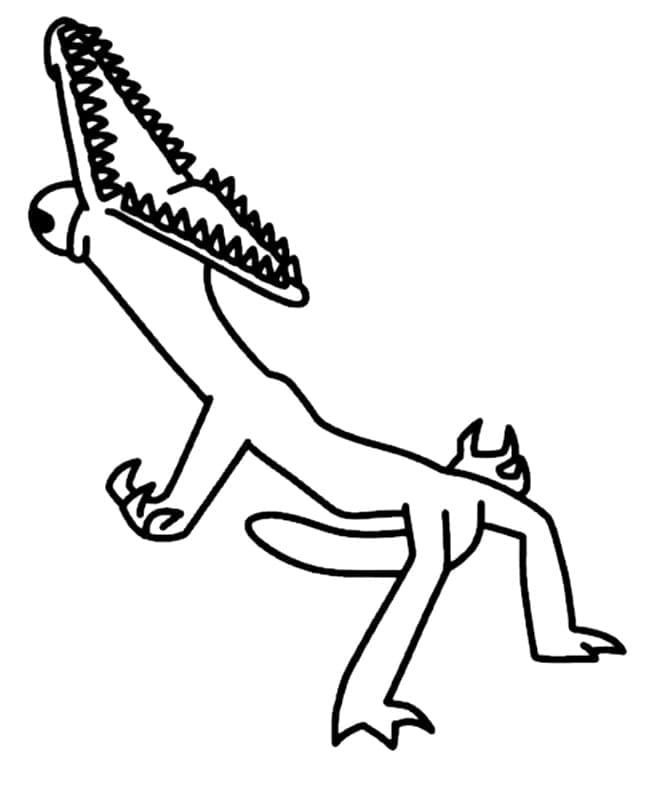 Rainbow Friends Spiel ausmalbilder