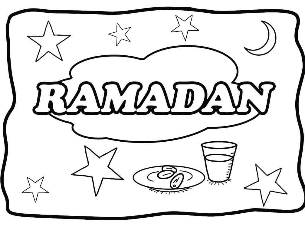 Ramadan ausmalbilder