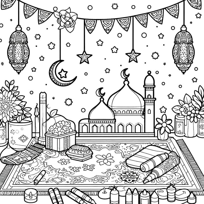 Ramadan (9) ausmalbilder