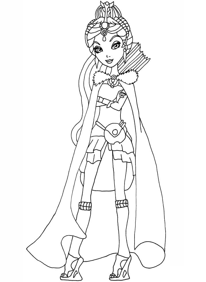 Raven Queen Ever After High ausmalbilder