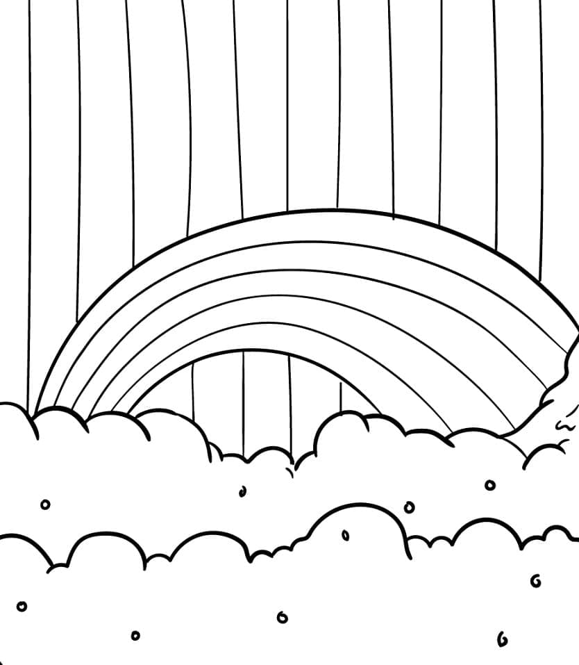 Regenbogen 1 ausmalbilder