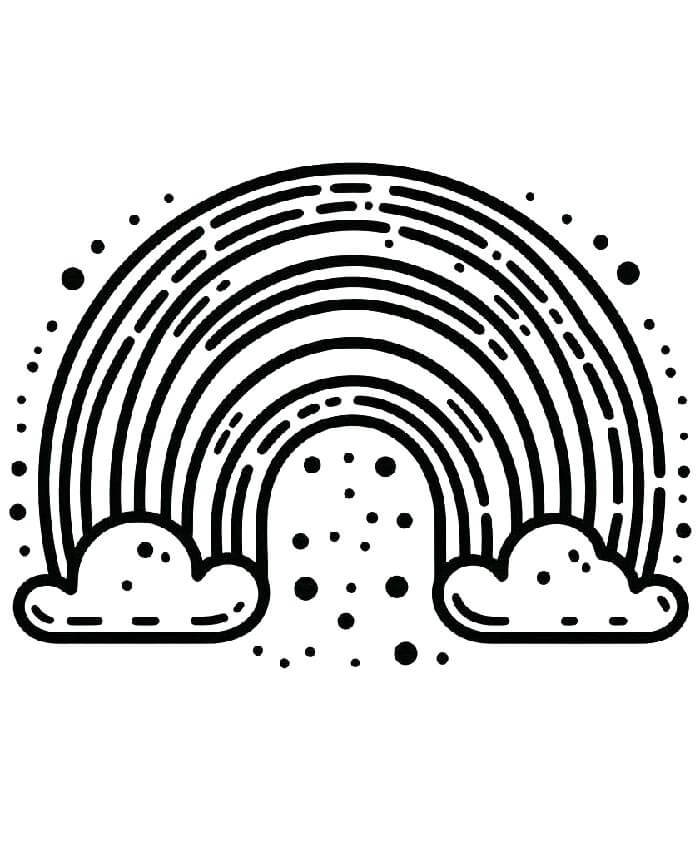 Regenbogen Malvorlage für Kinder ausmalbilder
