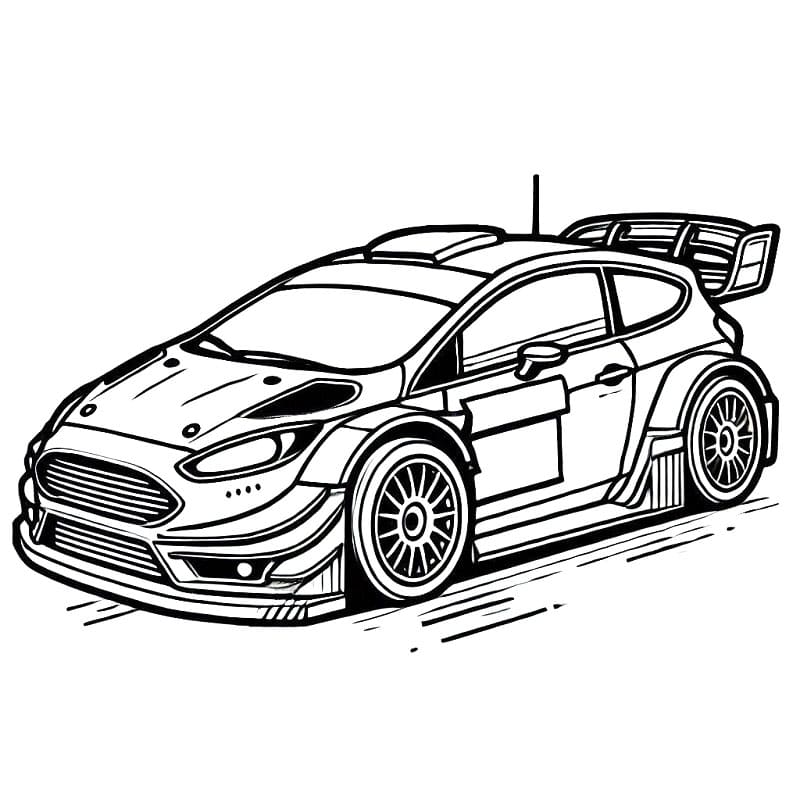 Rennwagen Malvorlage für Kinder ausmalbilder