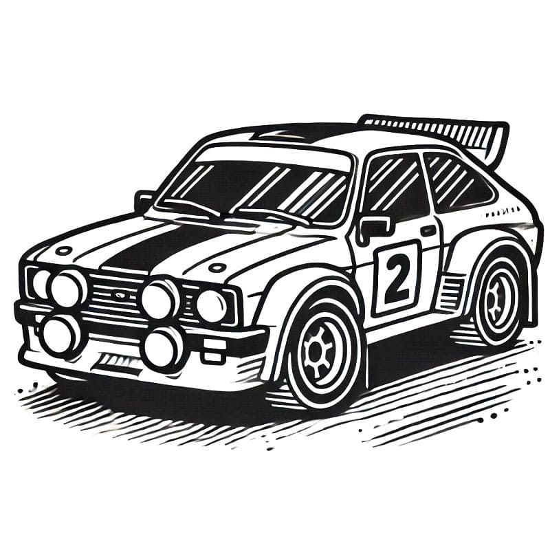 Rennwagen für 1-jährige Kinder ausmalbilder