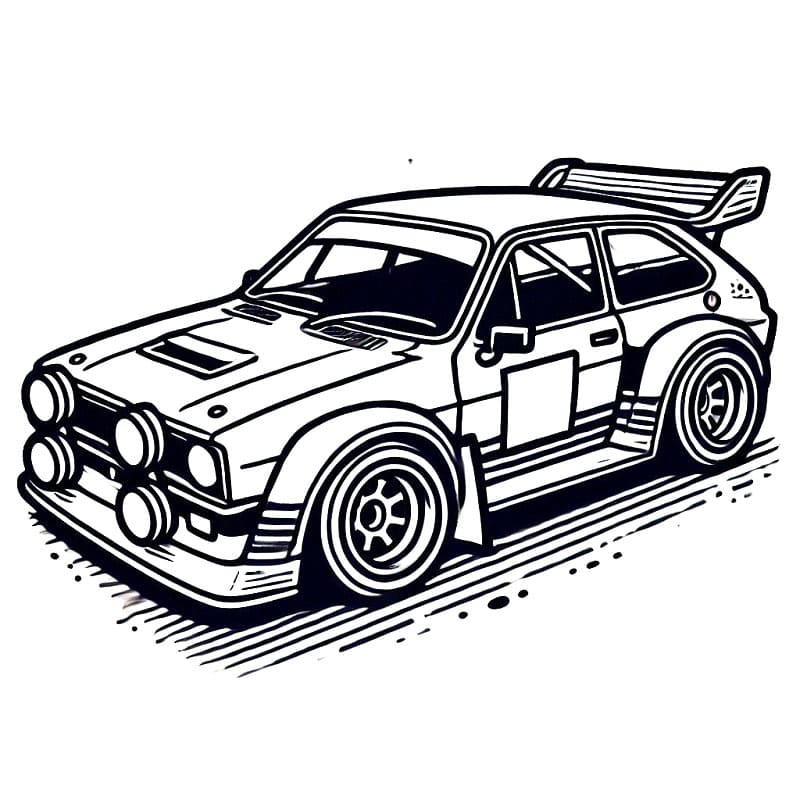 Rennwagen ausmalbilder