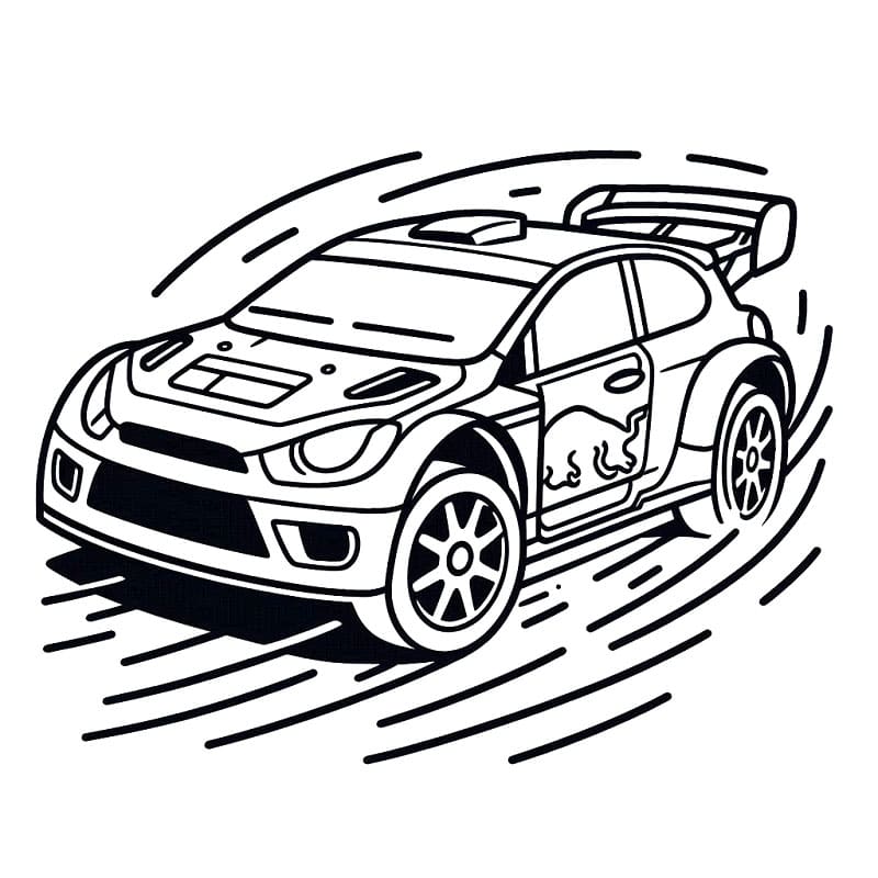 Rennwagenbild zum Drucken ausmalbilder