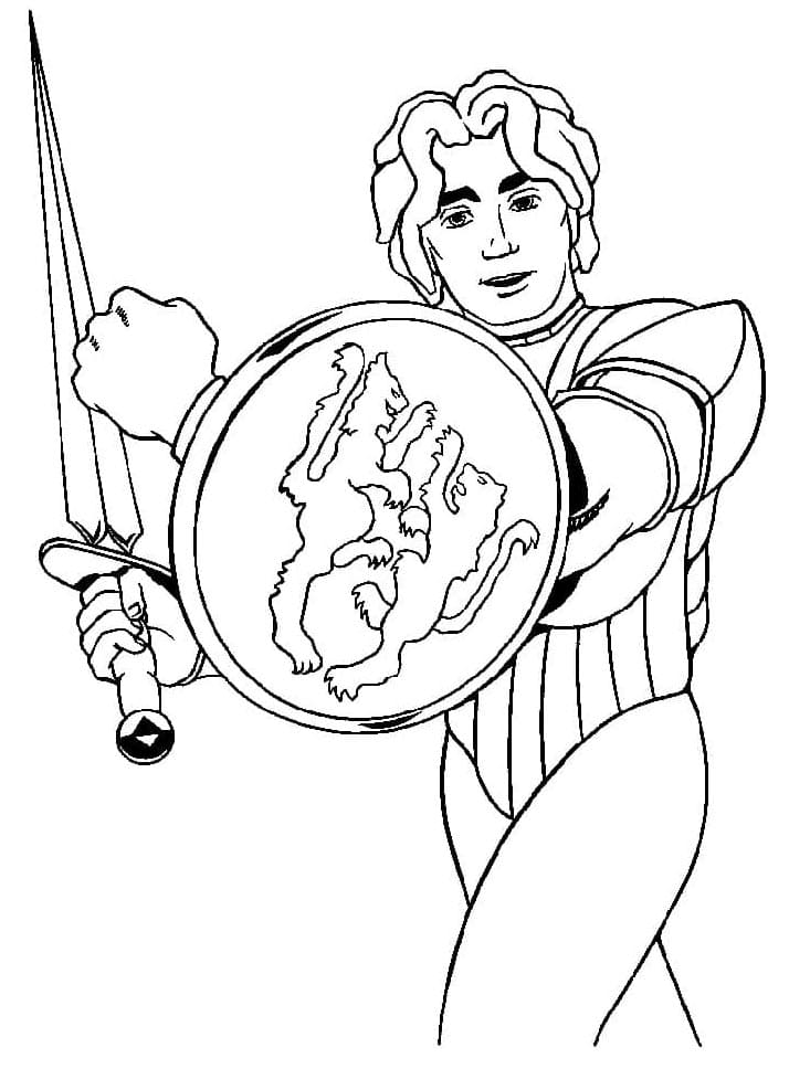 Ritter Bild ausmalbilder