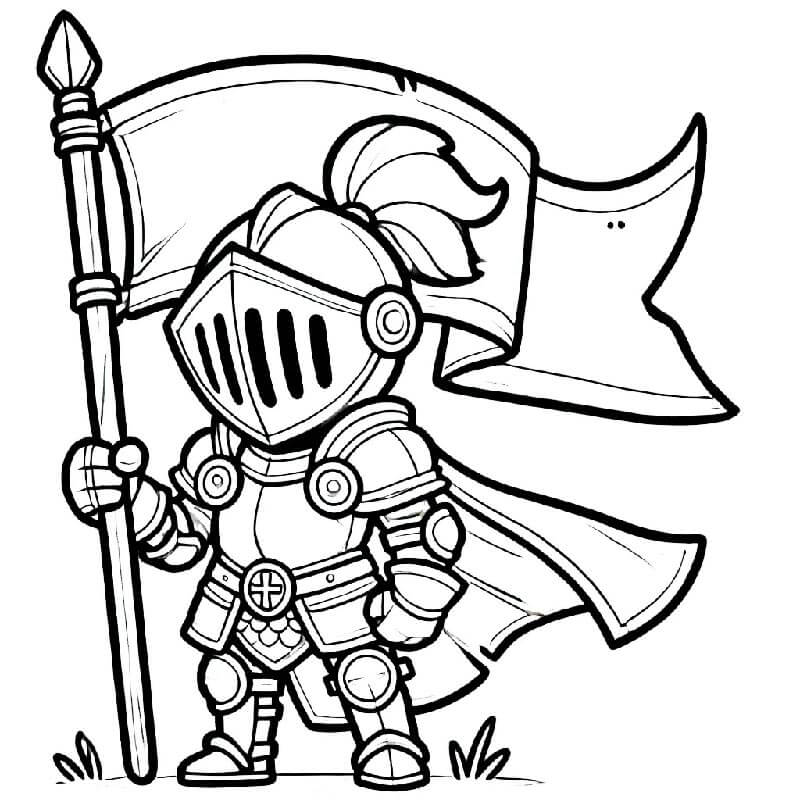 Ritter cho 3-jährige Kinder ausmalbilder