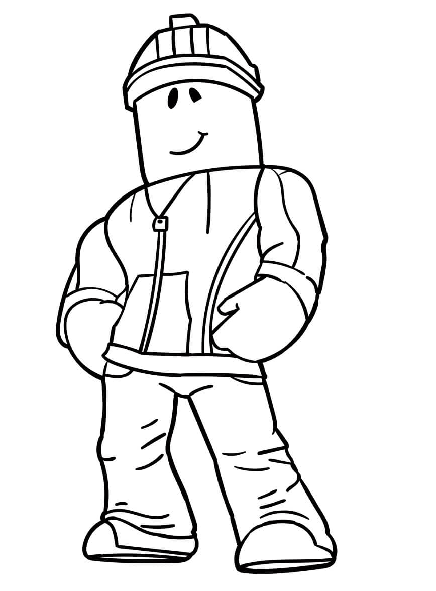 Roblox-Charakter ausmalbilder