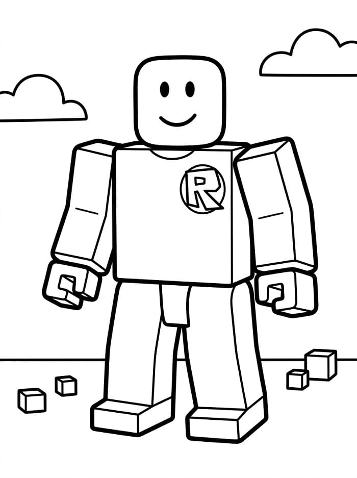 Roblox-Serie ausmalbilder