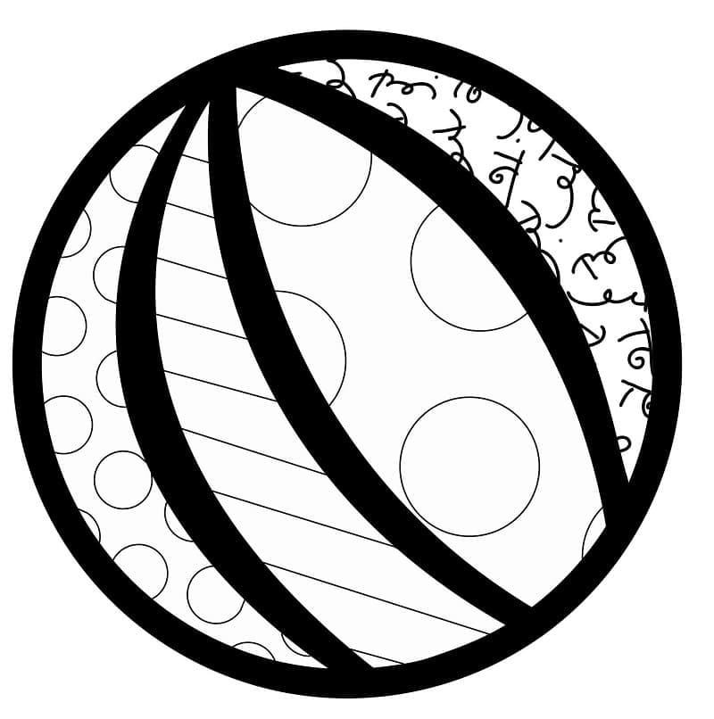 Romero Britto gratis ausmalbilder