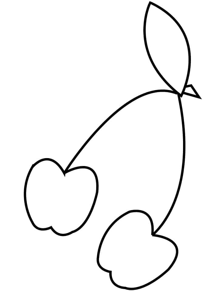 Saftige Kirsche ausmalbilder