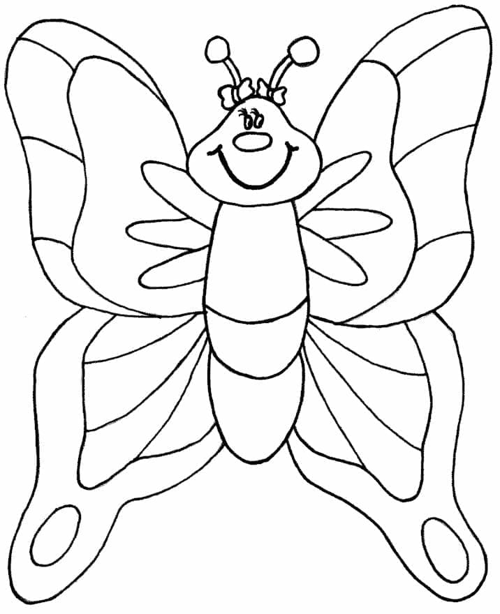 Schmetterling Für Kinder ausmalbilder