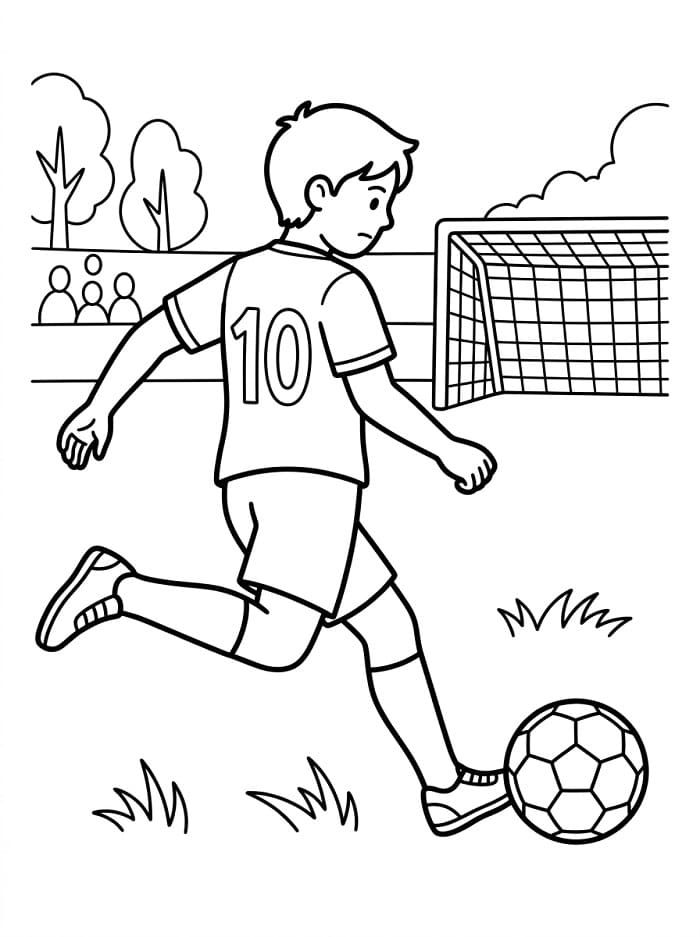 Schöner Fußball ausmalbilder