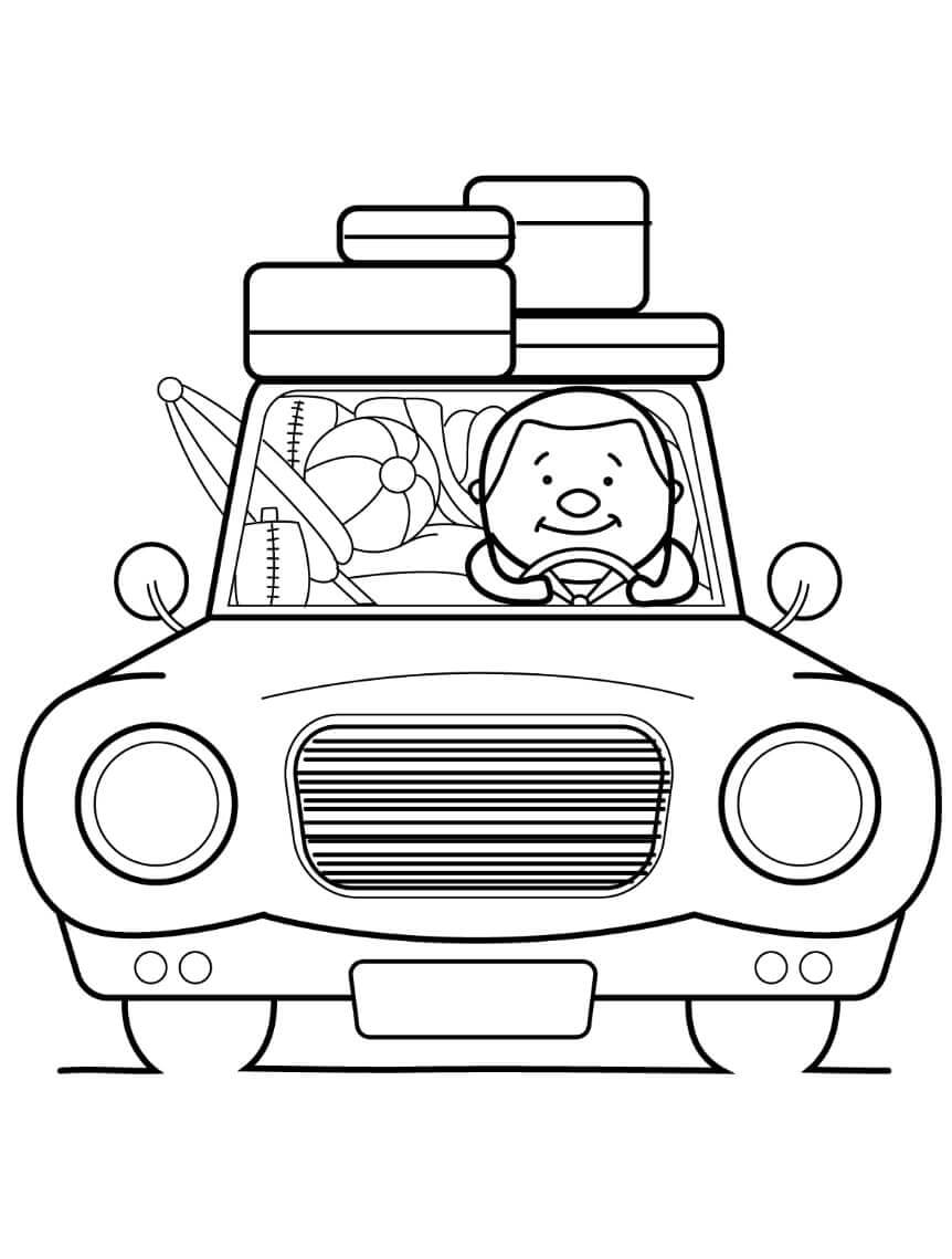 Schöner Sommer ausmalbilder