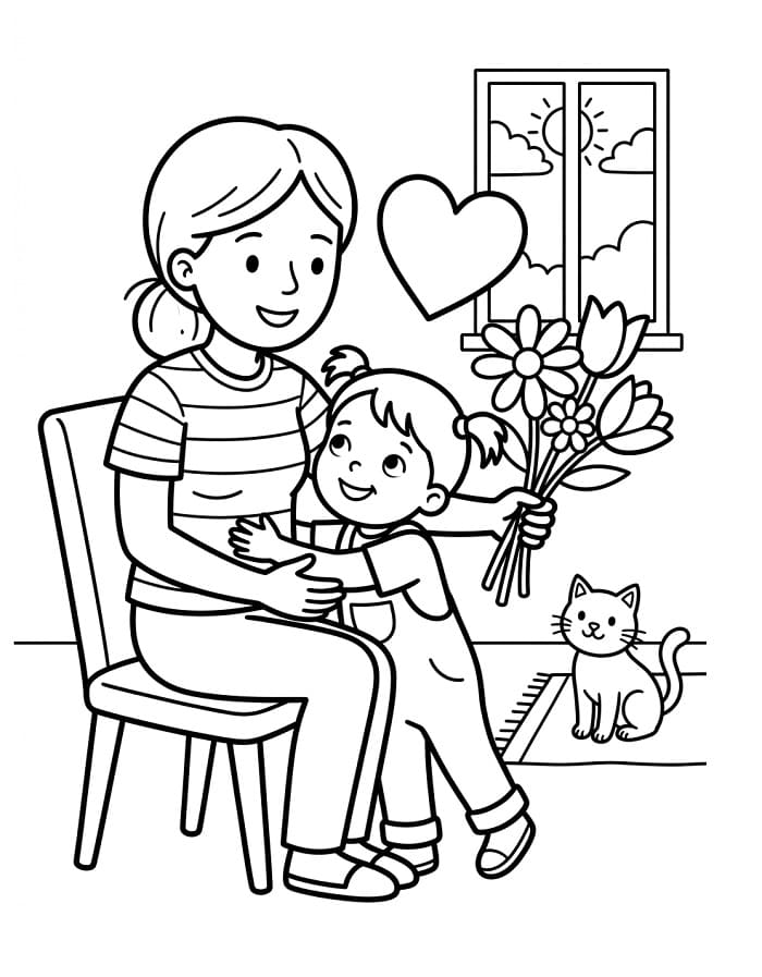 Schöner Vatertag ausmalbilder