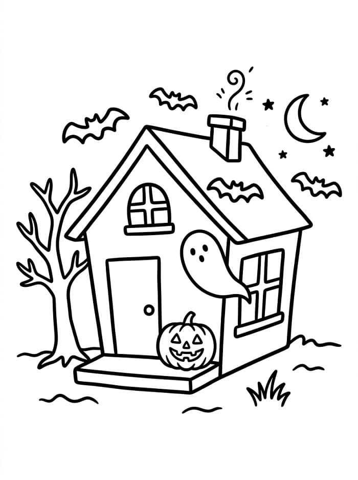 Schönes Halloween ausmalbilder