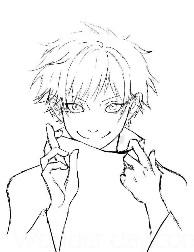 Schönes Jujutsu Kaisen ausmalbilder