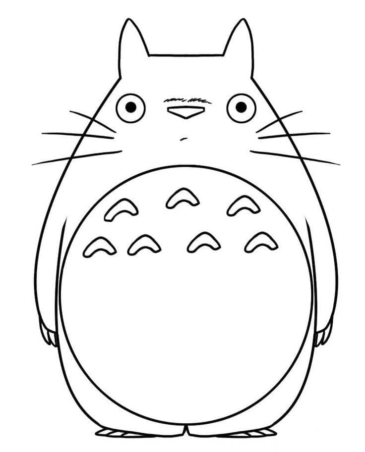 Schönes Mein Nachbar Totoro ausmalbilder